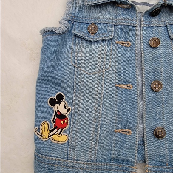 Junk Food Disney Denim Patch Vest - Picture 15 of 15